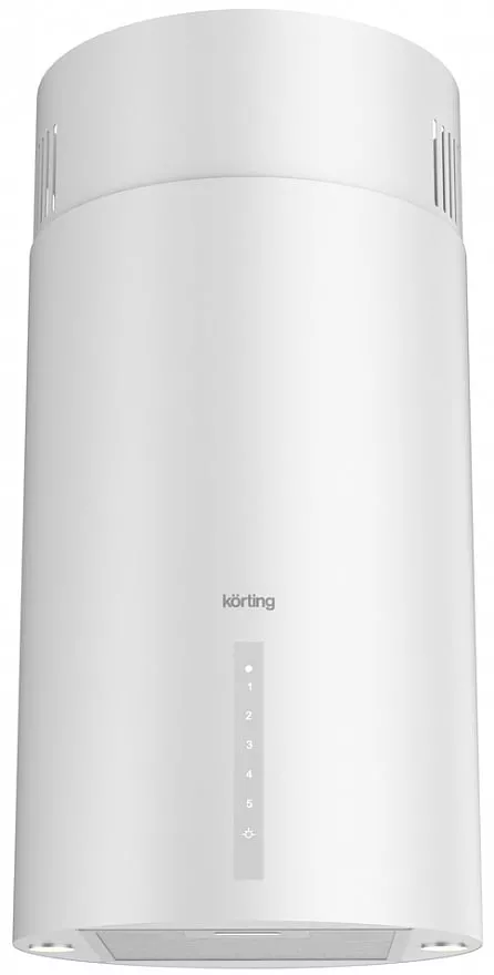 Вытяжка Korting KHA 39970 W Cylinder RU, белая