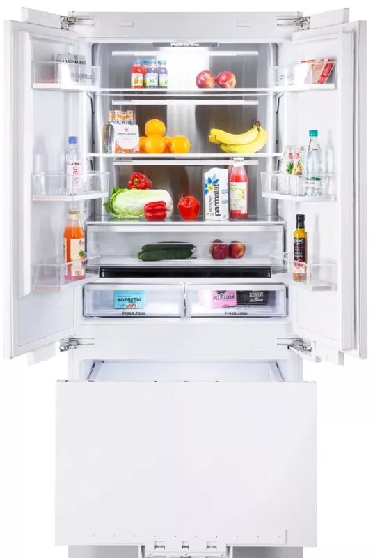 Встраиваемый холодильник MAUNFELD MBF212NFW2 Inverter RU